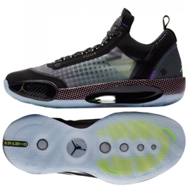 Nike Air Jordan Xxxiv Low Black Vapor Green M CZ7750-003 vícebarevný černá