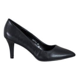 Gogo Lodičky s eko kůží černý