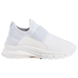 SHELOVET Sportovní nazouvací tenisky bílý