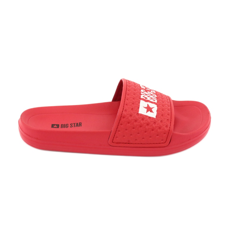 Pantofle Big Star Sport GG374801 červené bílý