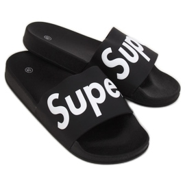 Černé dámské černé pantofle CK110 Black černý