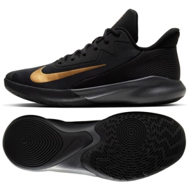 Basketbalové boty Nike Precision Iv M CK1069-002 vícebarevný černý