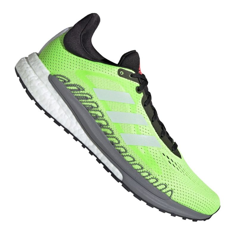 Běžecké boty adidas SolarGlide 3 M FX0100 vícebarevný šedá zelená