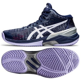 Volejbalové boty Asics Sky Elite Ff Mt W 1052A023-400 grafit, námořnická modř blues a námořnická modř