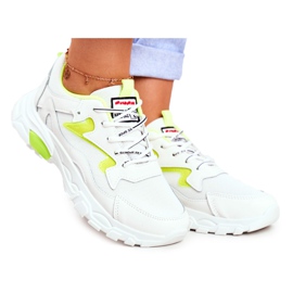 Dámské sportovní boty Bílé boty Lu Boo žluté oslňují mě bílý žlutá