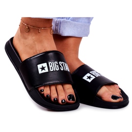 Dámské pantofle Big Star Black GG274040 černý