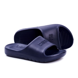 Pantofle dětské dětské Big Star Navy Blue GG374810 válečné loďstvo