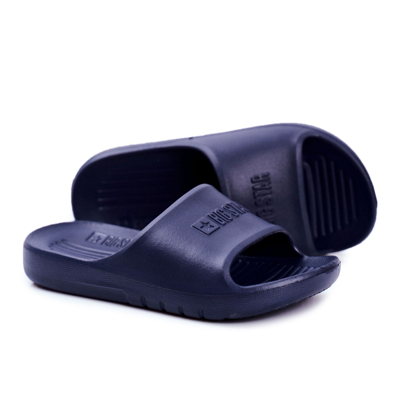 Pantofle Dětská mládež Big Star Navy Blue GG374810 modrý