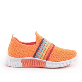 Nazouvací sportovní obuv Neon Orange BS30 pomerančový vícebarevný