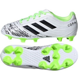 Kopačky Adidas Copa 20.4 Fg Jr EF1917 vícebarevný bílý