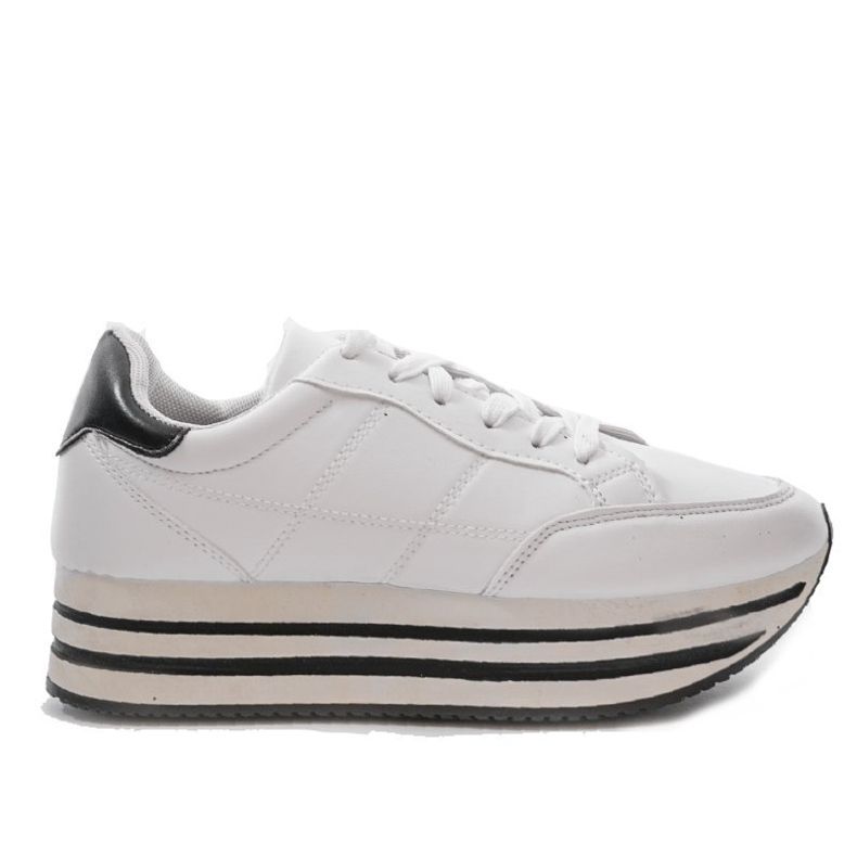 Bílá módní dámská sportovní obuv 230-3 bílý Bílá módní dámská sportovní obuv 230-3 bílý