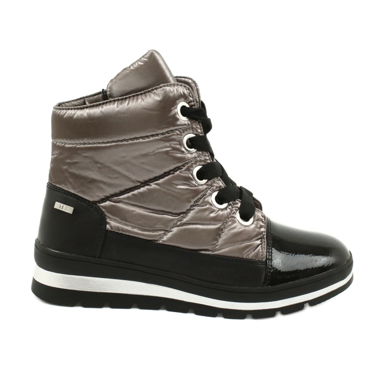 Hnědé sněhové boty, membrána Caprice 26212 hnědý černá