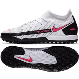 Fotbalová obuv Nike Phantom Gt Academy Df Tf M CW6666-160 bílá vícebarevný