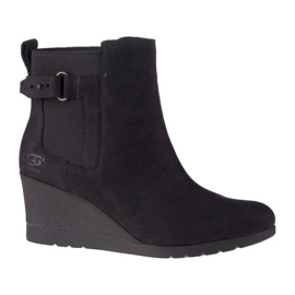 Boty Ugg W Indra W 1017423-BLK černý šedá