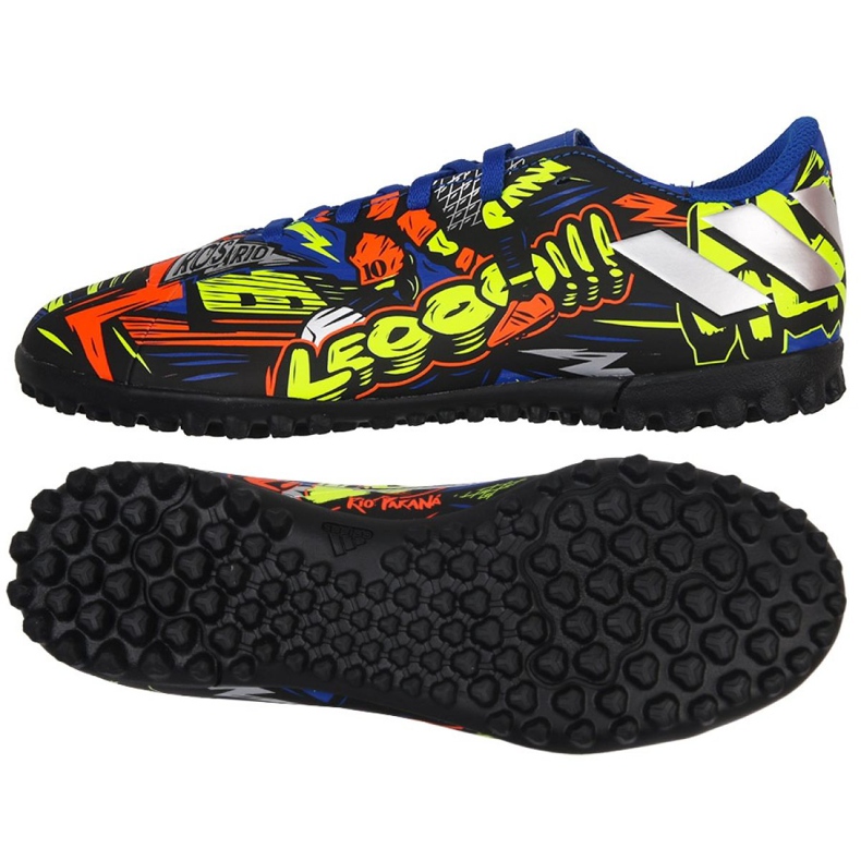 Kopačky Adidas Nemeziz Messi 19.4 Tf Jr EH0602 tmavě modrá, vícebarevná vícebarevný