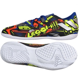 Sálová obuv adidas Nemeziz Messi 19.4 In Jr EH0601 tmavě modrá, vícebarevná vícebarevný Sálová obuv adidas Nemeziz Messi 19.4 In Jr EH0601 tmavě modrá, vícebarevná vícebarevný