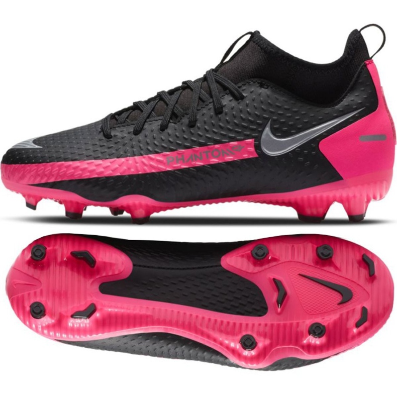 Kopačky Nike Phantom Gt Academy Df FG / MG Jr CW6694-006 vícebarevný černá