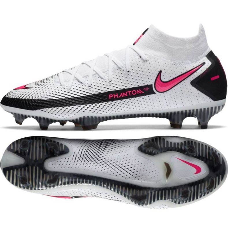 Kopačky Nike Phantom Gt Elite Df Fg M CW6589-160 vícebarevný bílý