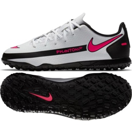 Fotbalová obuv Nike Phantom Gt Club Tf Jr CK8483-160 vícebarevný bílá