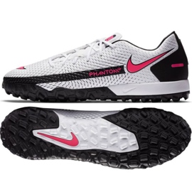 Fotbalová obuv Nike Phantom Gt Academy Tf M CK8470-160 bílá vícebarevný