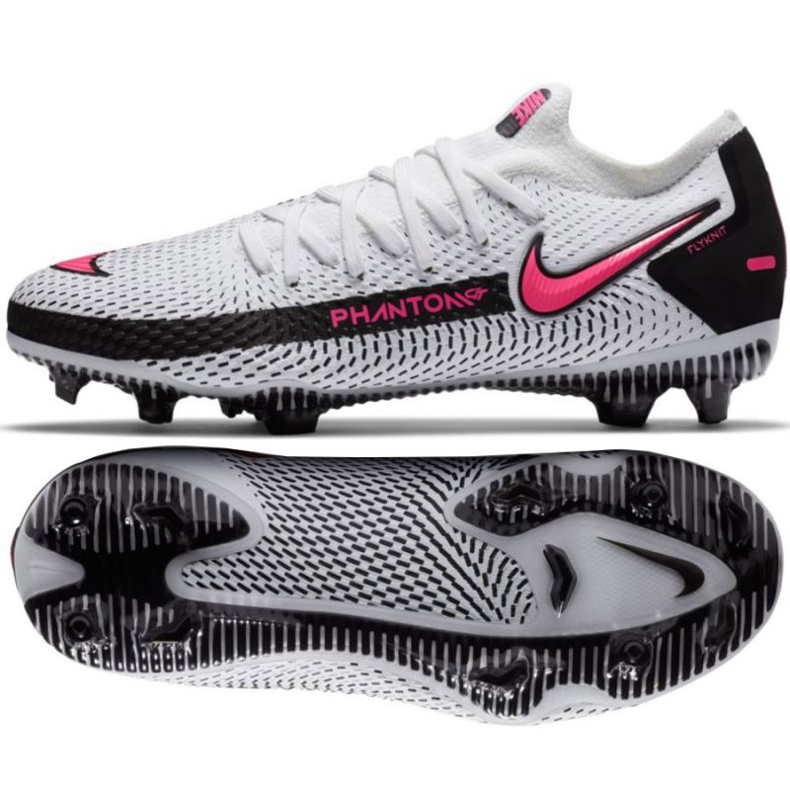 Kopačky Nike Phantom Gt Elite Fg Jr CK8473-160 vícebarevný bílý