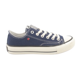 Lee Cooper námořní modré svázané vozíky válečné loďstvo
