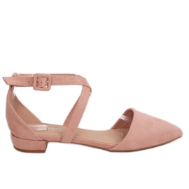 Balerínky vykrojené růžové LL-213P Pink II Quality růžový Balerínky vykrojené růžové LL-213P Pink II Quality růžový