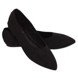Černé dámské balerínky NK19P Black Ii Quality černý
