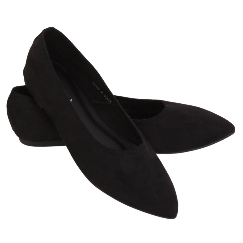 Černé dámské balerínky NK19P Black Ii Quality černá