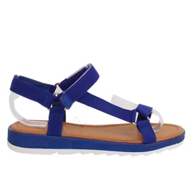 Dámské tmavě modré sandály WS9027 DK.BLUE Ii Quality námořnická modř