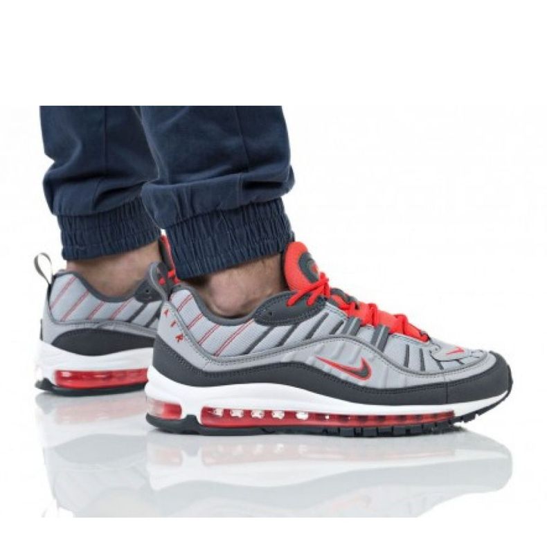 Boty Nike Air Max 98 M 640744-006 červené šedá