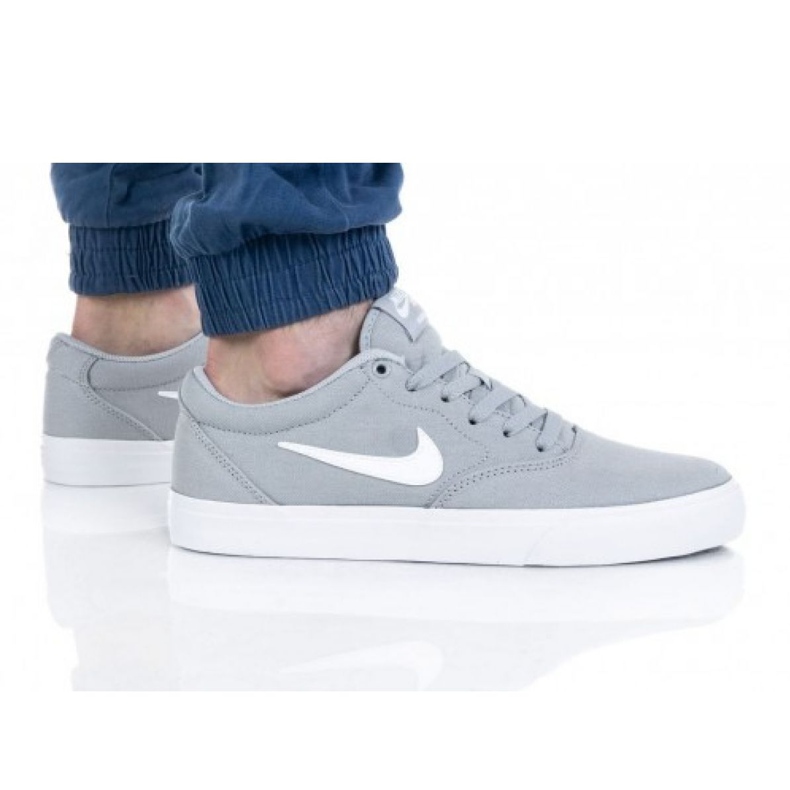Boty Nike Sb Charge Cnvs M CD6279-003 bílý šedá