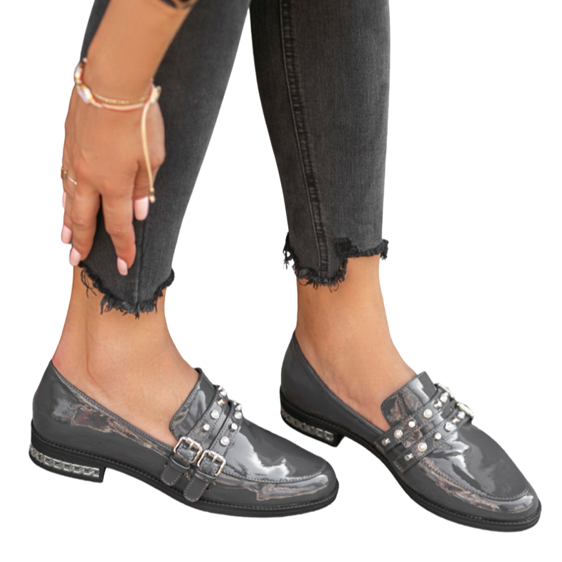 Šedé dámské boty C18-6252-2 šedá