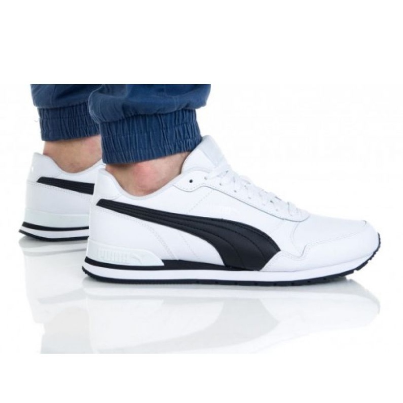 Boty Puma St Runner V2 Full LM 365277 13 bílý