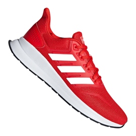 Tréninkové boty Adidas Runfalcon M F36202 bílý červený