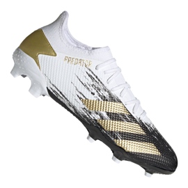 Kopačky Adidas Predator 20.3 L Fg M FW9197 bílá, zlatá bílý