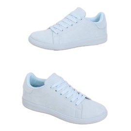 Dámské modré semišové tenisky 6301 L.BLUE modrý