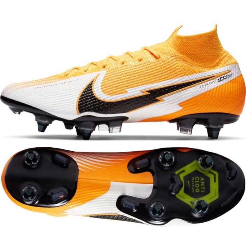 Kopačky Nike Mercurial Superfly 7 Elite SG-PRO Ac M AT7894-801 oranžový žluté Kopačky Nike Mercurial Superfly 7 Elite SG-PRO Ac M AT7894-801 oranžový žluté
