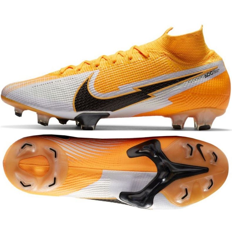 Kopačky Nike Mercurial Superfly 7 Elite Fg M AQ4174-801 vícebarevný oranžový Kopačky Nike Mercurial Superfly 7 Elite Fg M AQ4174-801 vícebarevný oranžový