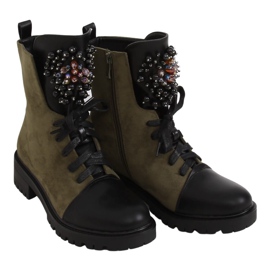 Šněrovací boty pracovní zelená NC1062 zelená