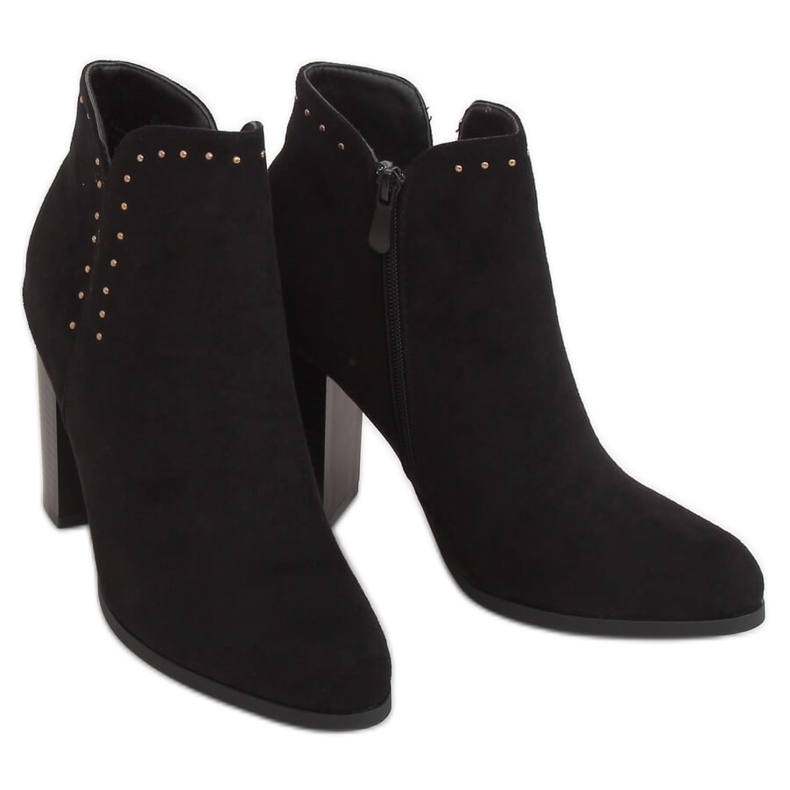 Černé vysoké podpatky UK11P Black černá