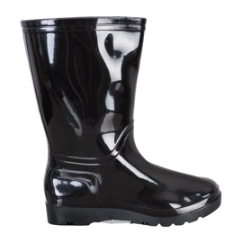 Bona Klasické černé galoše černý