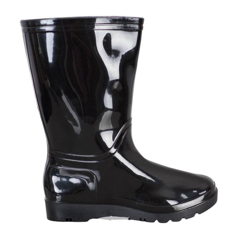 Bona Klasické černé galoše černá