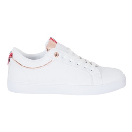 SHELOVET Stylové tenisky s eko kůží bílý SHELOVET Stylové tenisky s eko kůží bílý