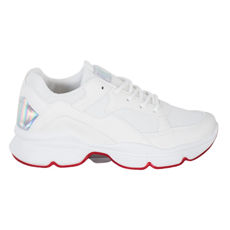 SHELOVET Pohodlné bílé tenisky bílý