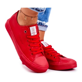 Dámské tenisky Cross Jeans Red DD2R4032 červené Dámské tenisky Cross Jeans Red DD2R4032 červené