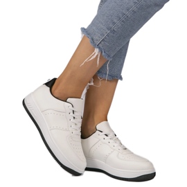 Černé a bílé klasické tenisky BL3619-SP bílý černý