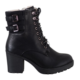 J. Star Vázané boty na platformě černý