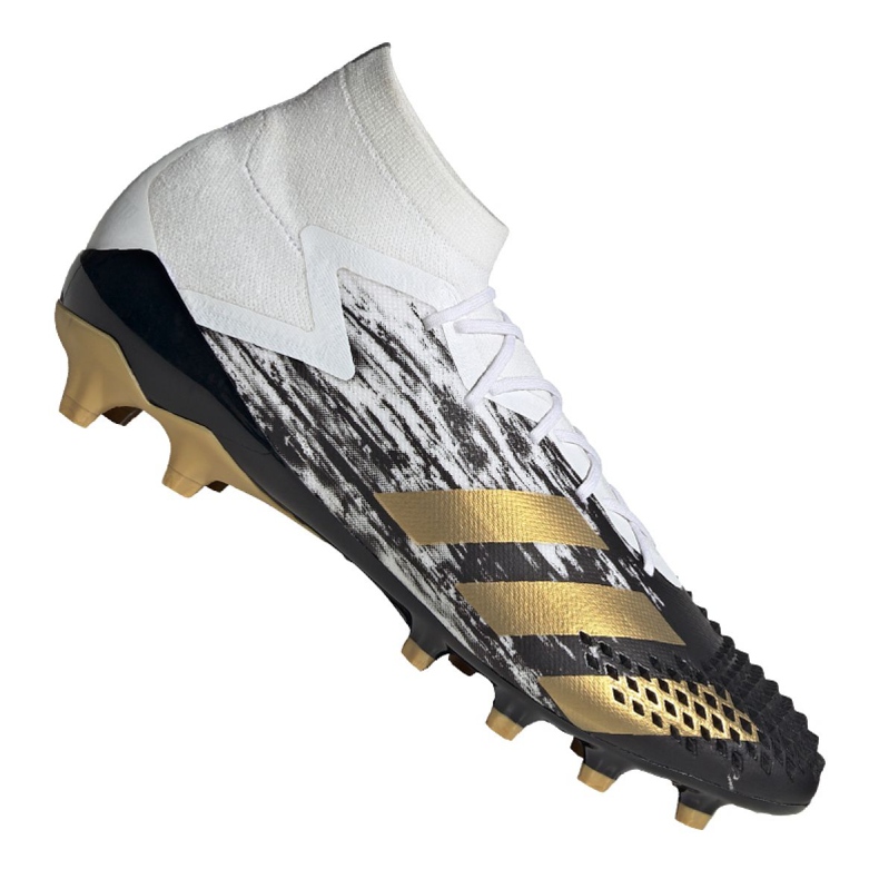 Kopačky Adidas Predator 20.1 Ag M FW9185 černá, bílá, černá, zlatá bílý