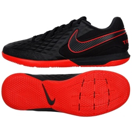 Sálová obuv Nike React Tiempo Legend 8 Pro Ic M AT6134-060 vícebarevný černý